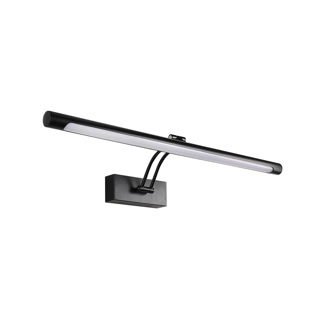 lampe poser moderne 150mm noir base murale 10w 20w led chambre coucher