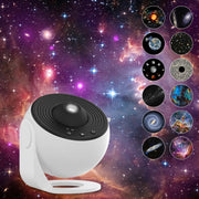 projecteur ciel étoilé rotation 360° nébuleuses galaxies chambre enfant moderne