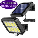 lampe solaire moderne panneau solaire led ip65 protection extérieure urgence jardin noir abs