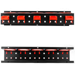 support mural bouteilles nettoyant noir clips rangement garage organisation outils