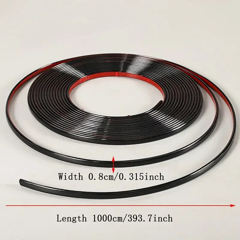 ruban adhésif décoratif or noir rouge rayures moderne 10m large 0.8cm