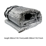 tapis protection voiture gris noir maille fine brillante moderne