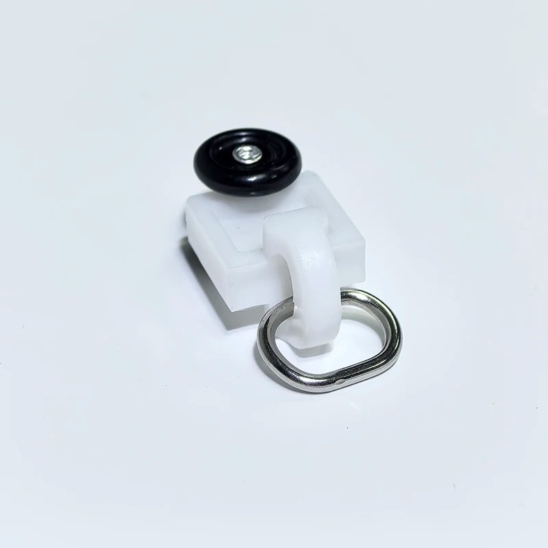 rideau support moderne blanc noir poulies glissière accessoire fixations anneaux électronique