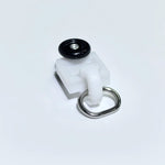rideau support moderne blanc noir poulies glissière accessoire fixations anneaux électronique