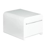 boîte métal blanc moderne boîte gâteaux couvercle poignée compartiments rangement cosmétiquesmédicamentsépices