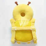 coussin protection bébé jaune abeille ceinture sécurité ajustable doux moelleux 33cm 20cm