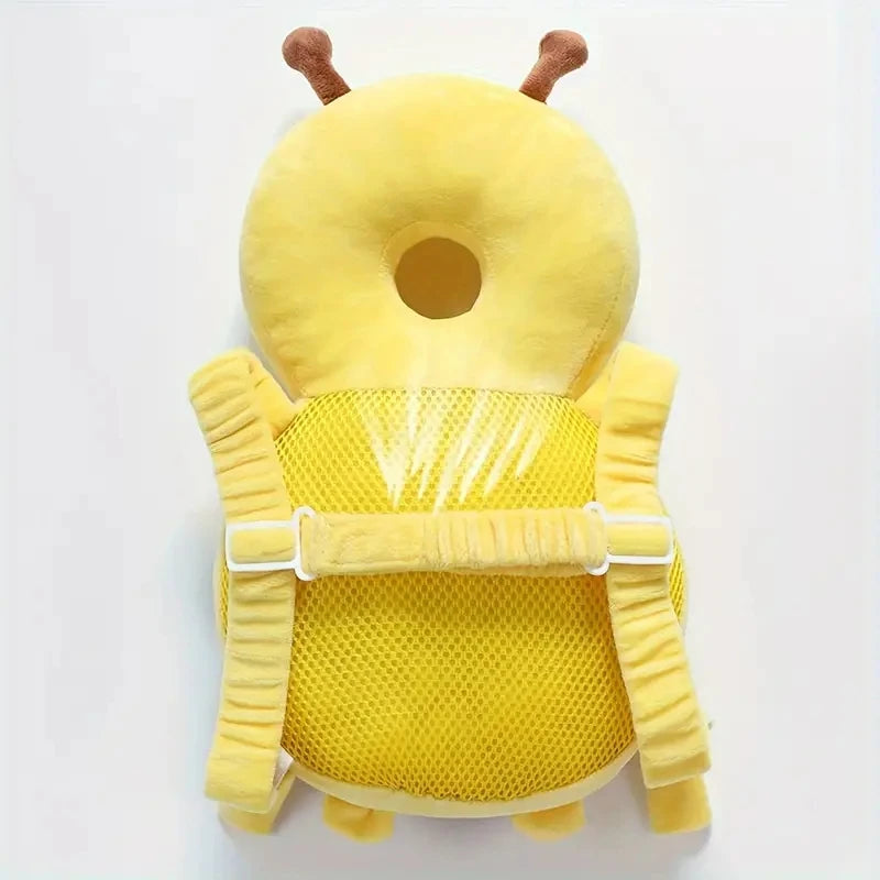 coussin protection bébé jaune abeille ceinture sécurité ajustable doux moelleux 33cm 20cm