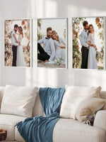 toiles d'art personnalisables couples scènes modernes romantiques noël anniversaire cadre photoDecorationMurrale