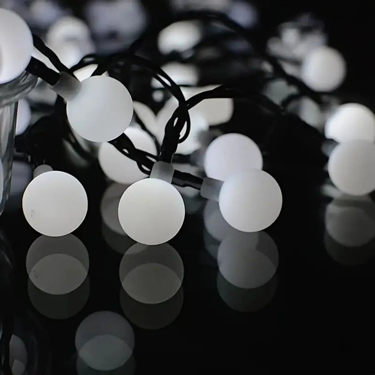 guirlande lumineuse solaire blanc festif extérieur jardin panneau solaire led opaque festiveextérieurDecoration