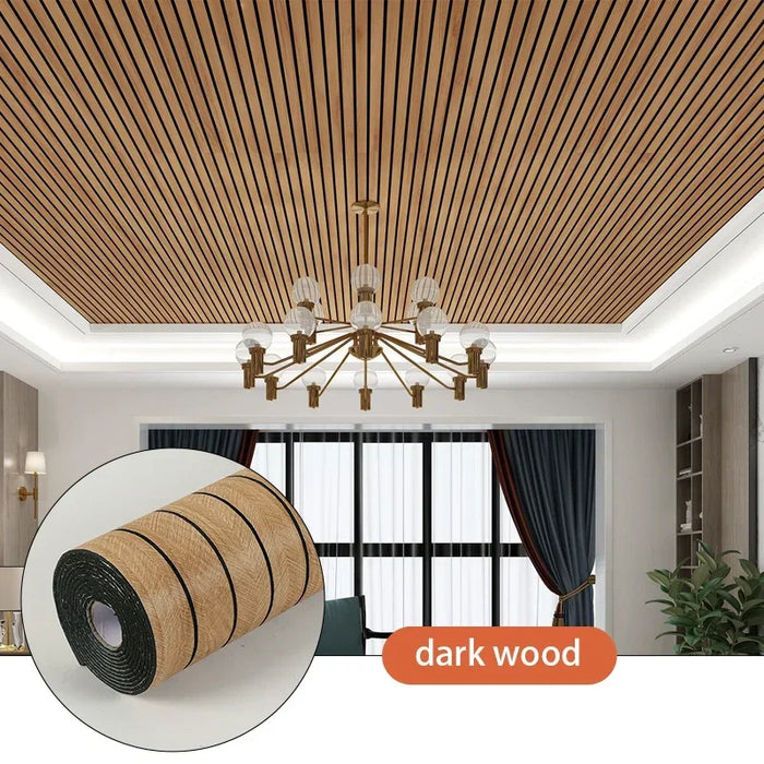 papier peint moderne rayures horizontales beige noir autocollant facile poser 40cm 3m