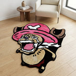 tapis sol antidérapant anime one piece chopper rose noir enfant pièce jouet cartoon