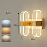 Applique murale LED installée dans une chambre à coucher contemporaine