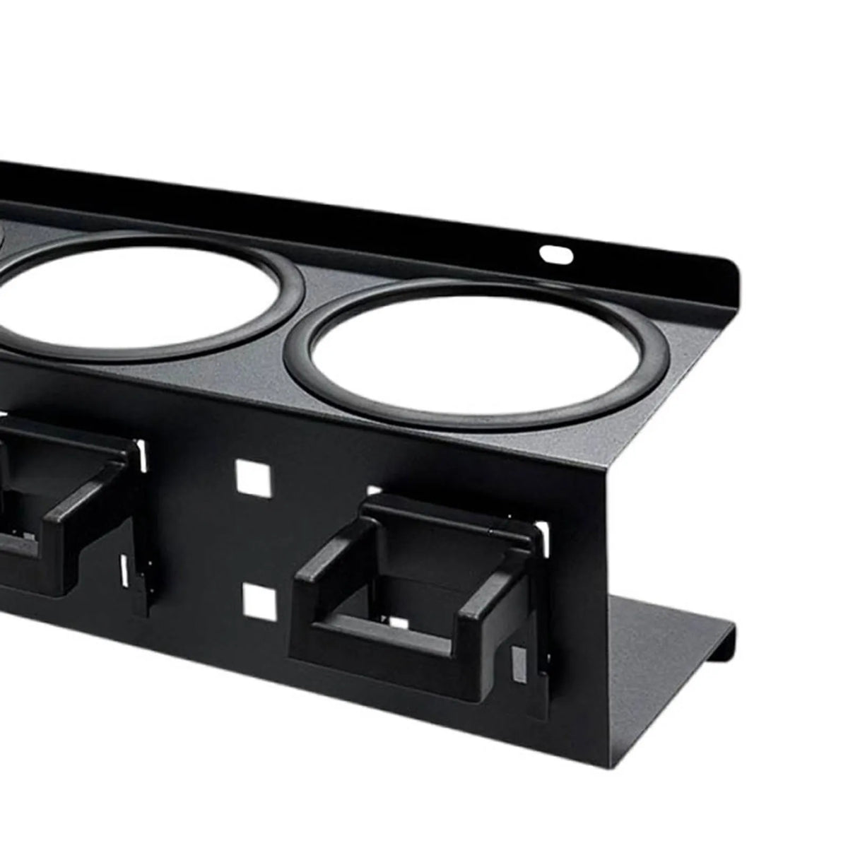 support mural bouteilles nettoyant noir clips rangement garage organisation outils