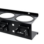 support mural bouteilles nettoyant noir clips rangement garage organisation outils