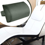 coussin repos tête chaise longue gris noir rouge mousse mémoire forme rectangulaire moderne portable