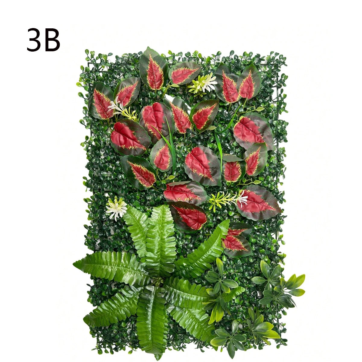 panneau végétal artificiel herbe feuilles fleurs moderne décoration extérieur opacité vert maison