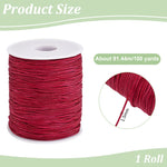 corde nylon noire tissée 100 yards corde blanche lisse utilitaire moderne 1.5mm