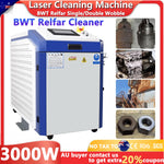 nettoyage laser machine 3000W tête manuelle tableau spécifications écran tactile objets rouillés nettoyage métal