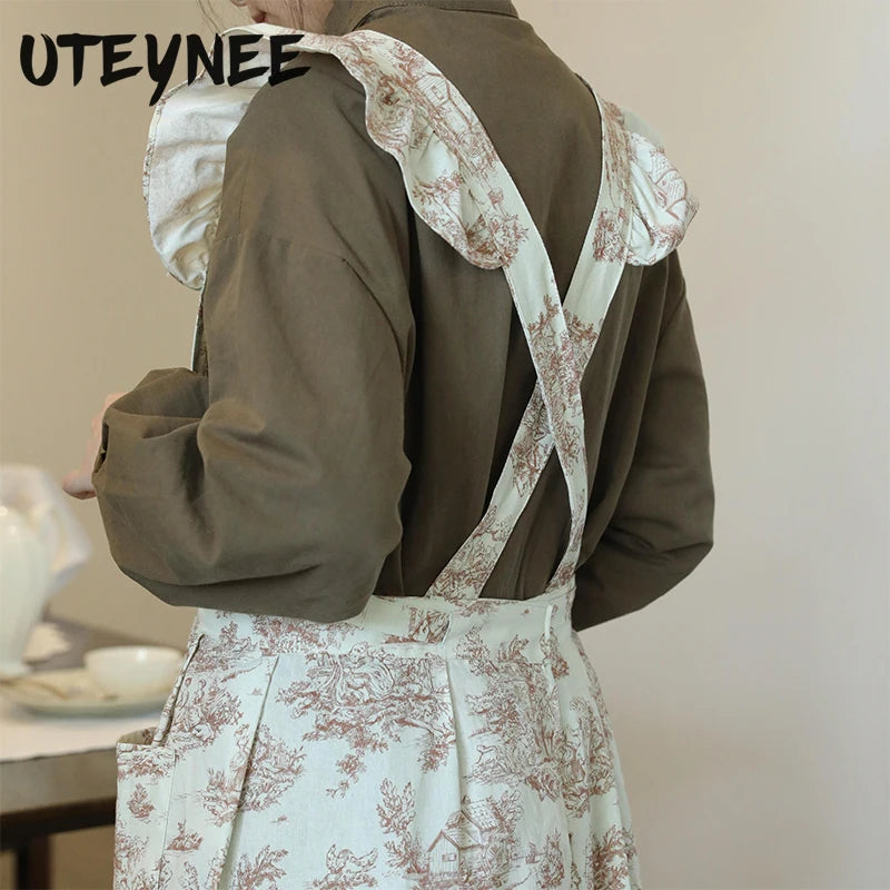 Tablier de cuisine en coton imperméable jaune élégant