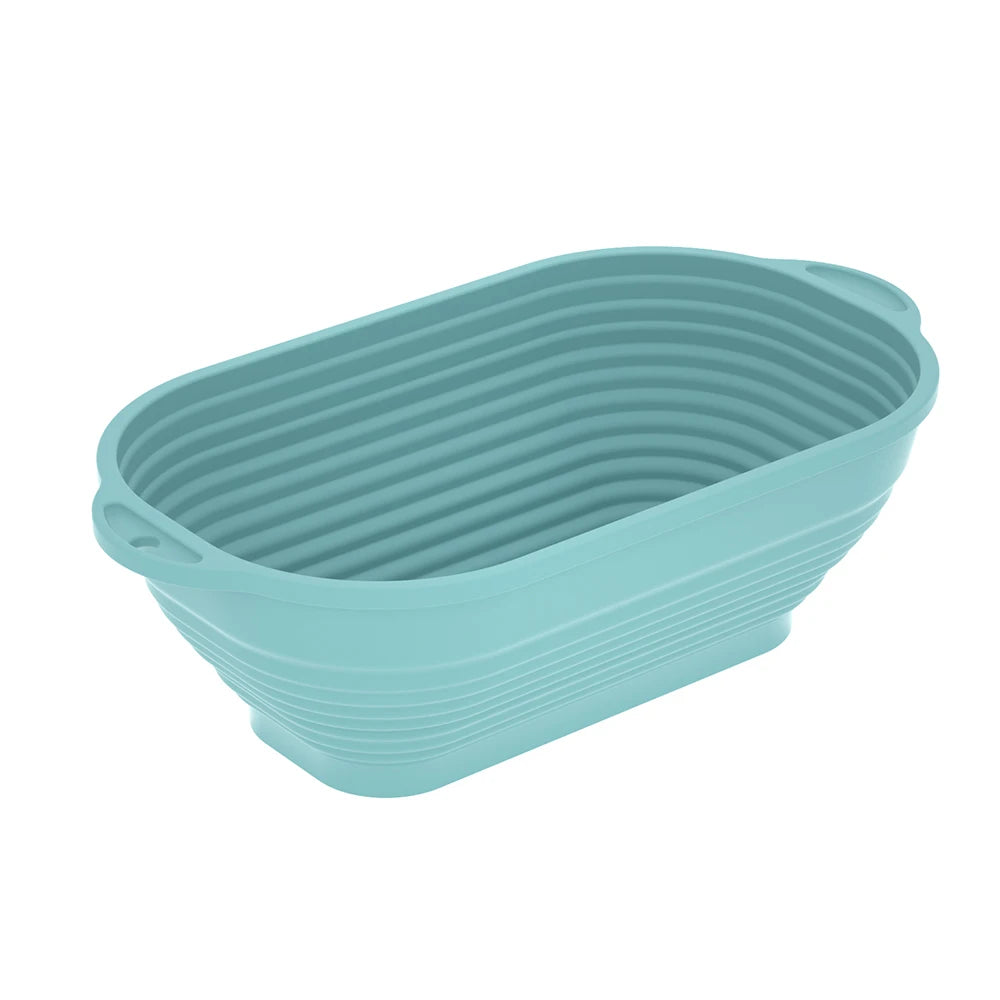 caissettes cuisine silicone couleurs vert clair orange rayures horizontales moderne poignées