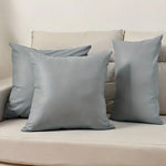 housse coussin noir texture grainée moderne adhésif lit décoration maison 50cm 30cm
