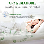 surmatelas blanc doux rayures bambou non slip 21 éponge quatre saisons polyester