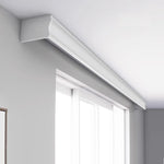 Boîtier de rideau à cassette double rail aluminium violet