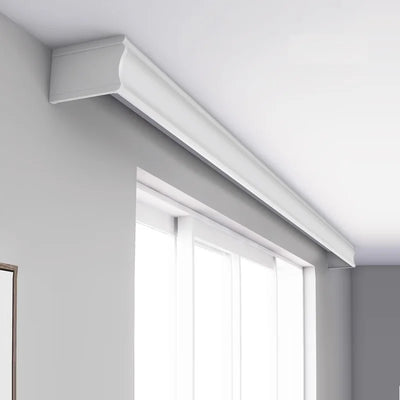 Boîtier de rideau à cassette double rail aluminium violet