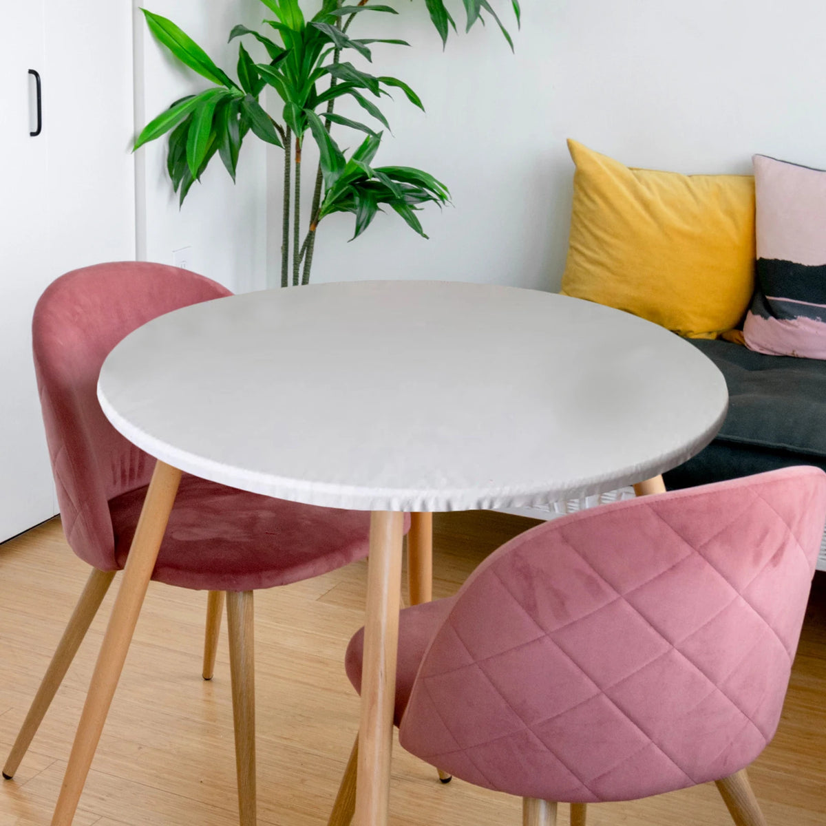 housses table imperméables polyester 120cm 90cm 60cm modernes solides