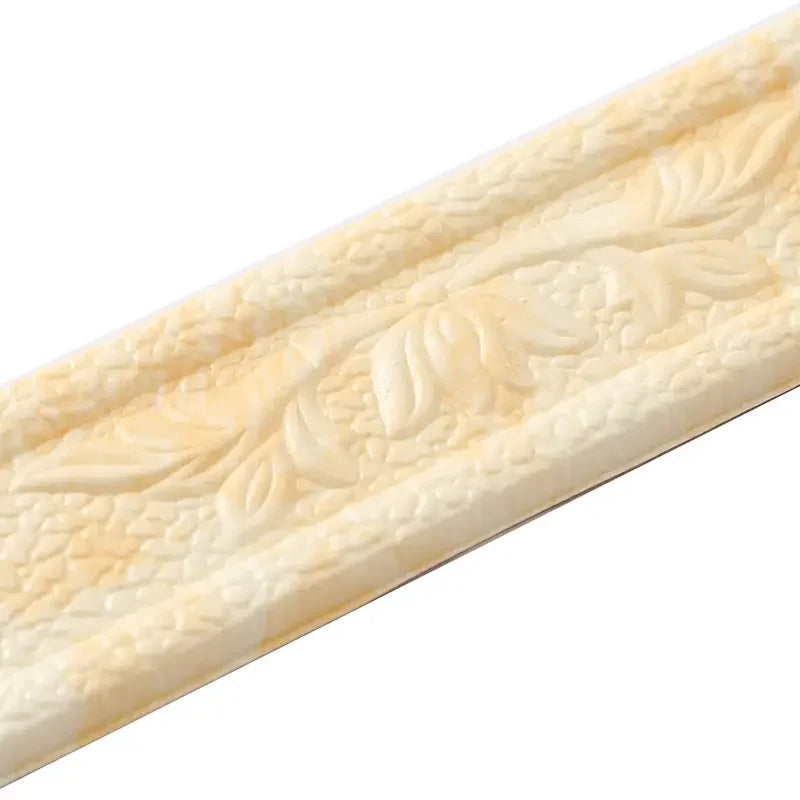 ruban décoratif floral marron beige blanc bleu adhésif pvc classique maison opacité