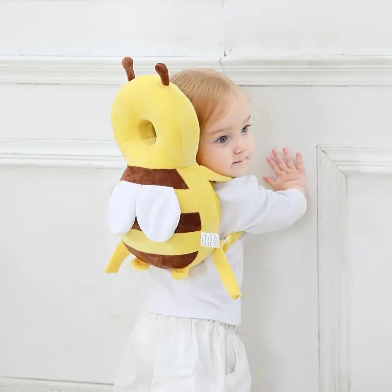 coussin protection bébé jaune abeille ceinture sécurité ajustable doux moelleux 33cm 20cm