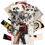 Cartes postales modernes abstraites 15x10cm kit collage chambre décoration vintage minimaliste floral geometrique