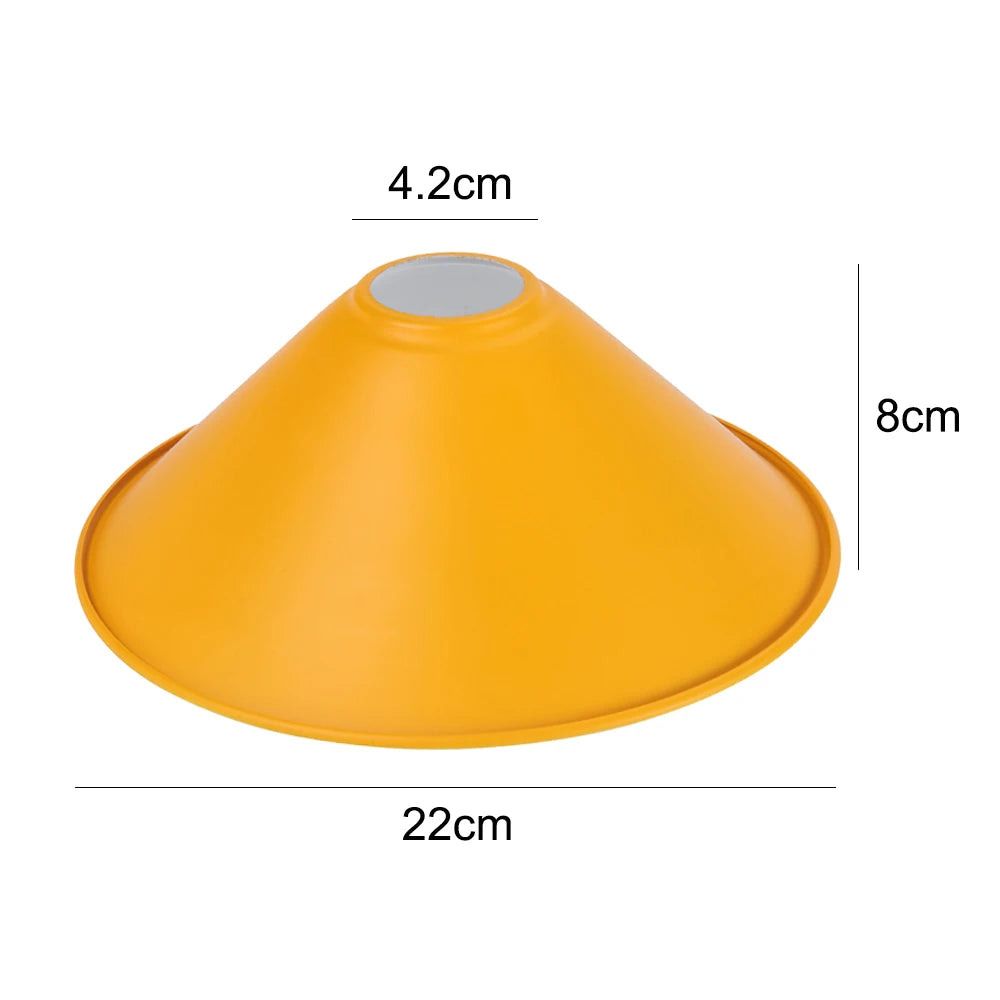 abat jour moderne fer noir blanc vert clair orange tringle ampoule fixe suspension