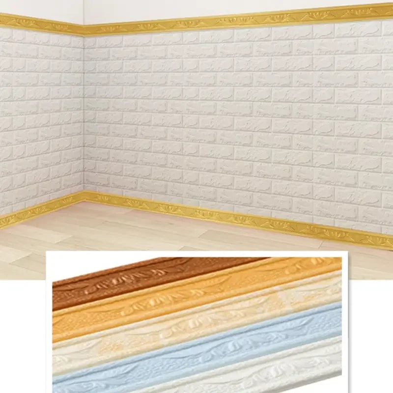 ruban décoratif floral marron beige blanc bleu adhésif pvc classique maison opacité
