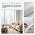 film statique blanc moderne protection uv isolation thermique froissé adhésif auto collant maison décoration