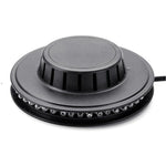 lumière led noire moderne fixée mur câble eu us plug disco
