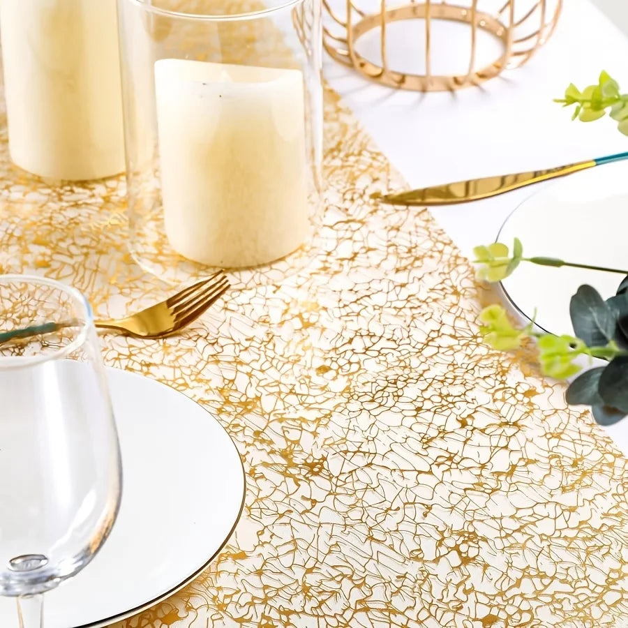 tableau decoratif doré branches transparence brillance saisonnalite mariage pâques ramadan festive