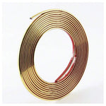 ruban adhésif décoratif or noir rouge rayures moderne 10m large 0.8cm