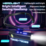 lampe frontale rechargeable étanche led réglable camping sport
