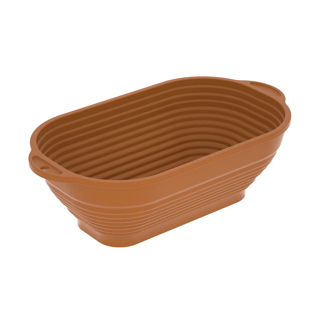 caissettes cuisine silicone couleurs vert clair orange rayures horizontales moderne poignées