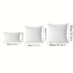 housse coussin noir texture grainée moderne adhésif lit décoration maison 50cm 30cm