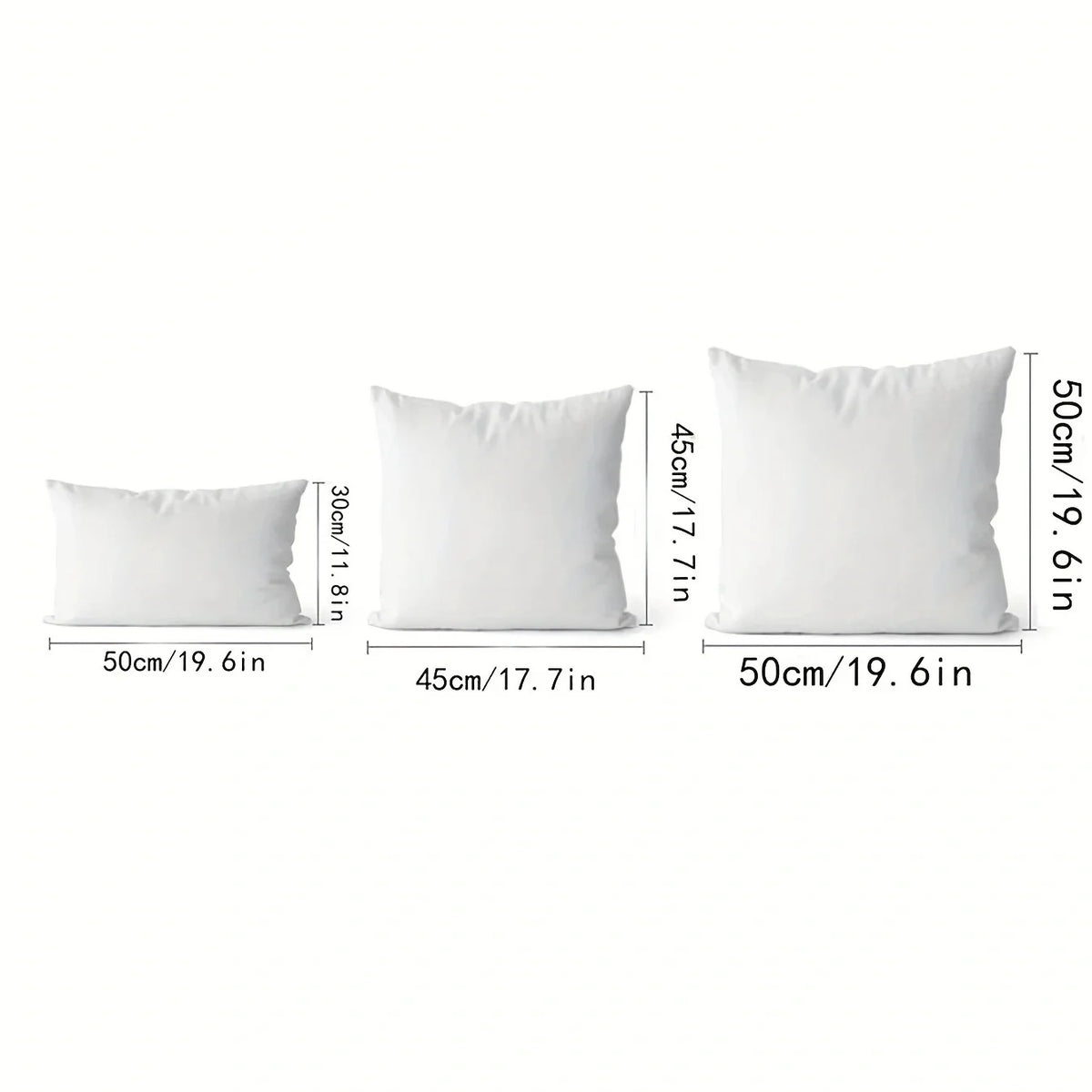 housse coussin noir texture grainée moderne adhésif lit décoration maison 50cm 30cm