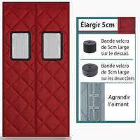 Rideau porte insonorisant thermique magnétique