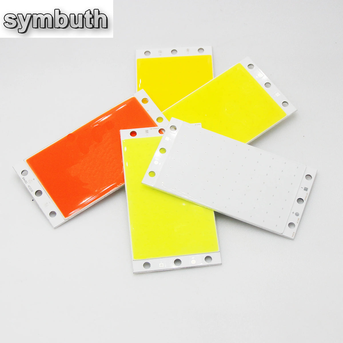 panneau led rouge jaune blanc moderne 12v 16w 94x50mm 20000h