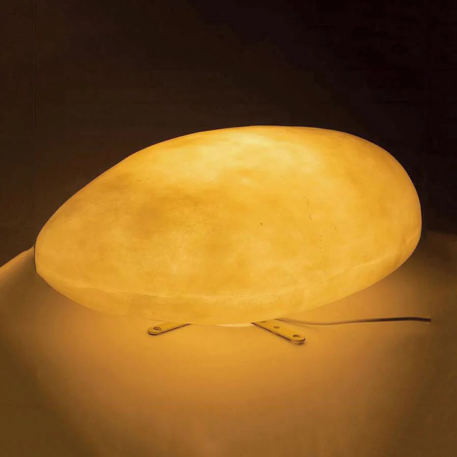 éclairage paysager moderne pierre jaune lisse opaque extérieur industrielle led ip65 waterproof autonome