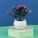 petite plante artificielle aloes pot blanc décoration moderne fleurs fausses vertes