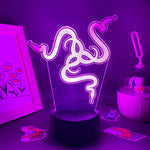 Veilleuse LED néon 3D lampe à lave XXL éteinte montrant son design 3D