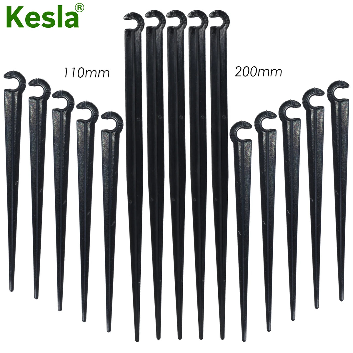 piquets tuyaux pvc noir modernes 11cm 20cm 50pcs fixation jardin irrigation