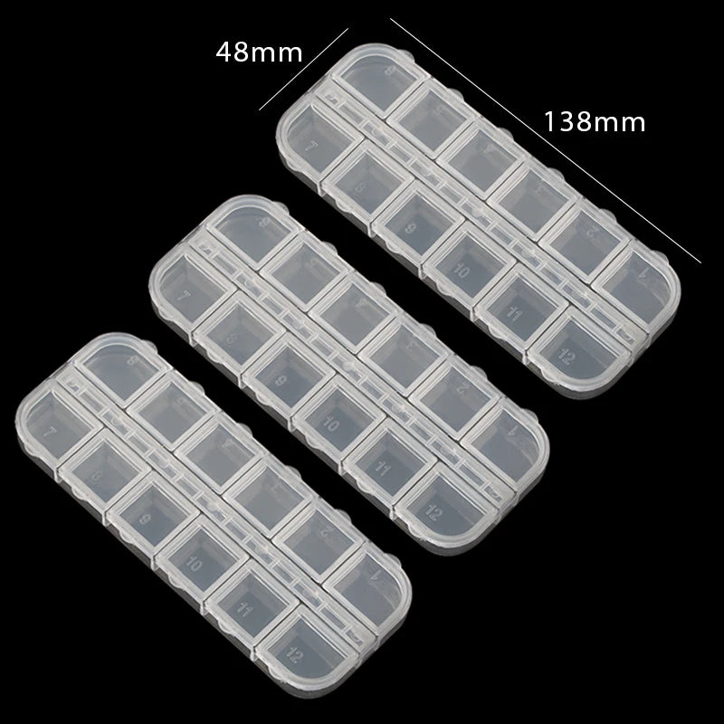 boîtes rangement bijoux transparentes modernes 24 compartiments clips pratiques écologiques