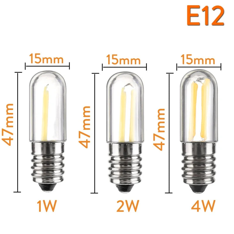 ampoule led filament bougie e12 e14 moderne blanc naturel lustre décoration intérieur
